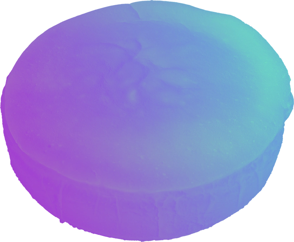 Color gradient in violet and turquoise from the “Deep Harmonie” series – a modern pop-art design by Cake Mood Beyond / Farbverlauf in Violett und Türkis aus der Serie „Deep Harmonie“ – modernes Pop-Art Design from Cake Mood Beyond