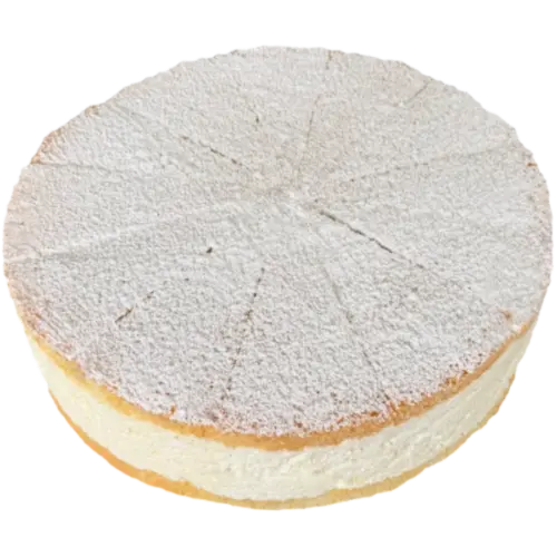 Käsesahnetorte ohne Gelatine mit cremiger Quark-Sahne-Füllung