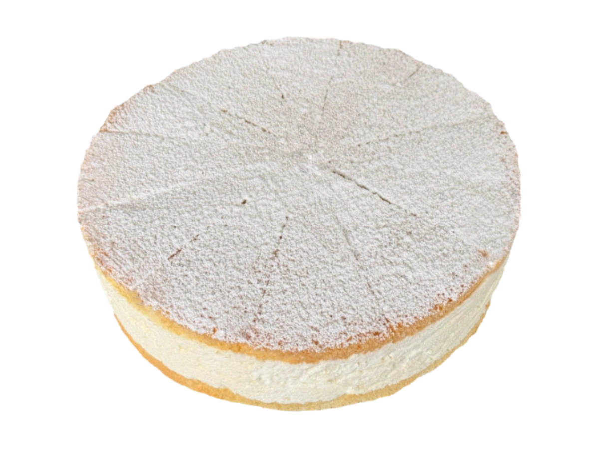 Quark Cream Cake without gelatin with creamy quark and cream filling